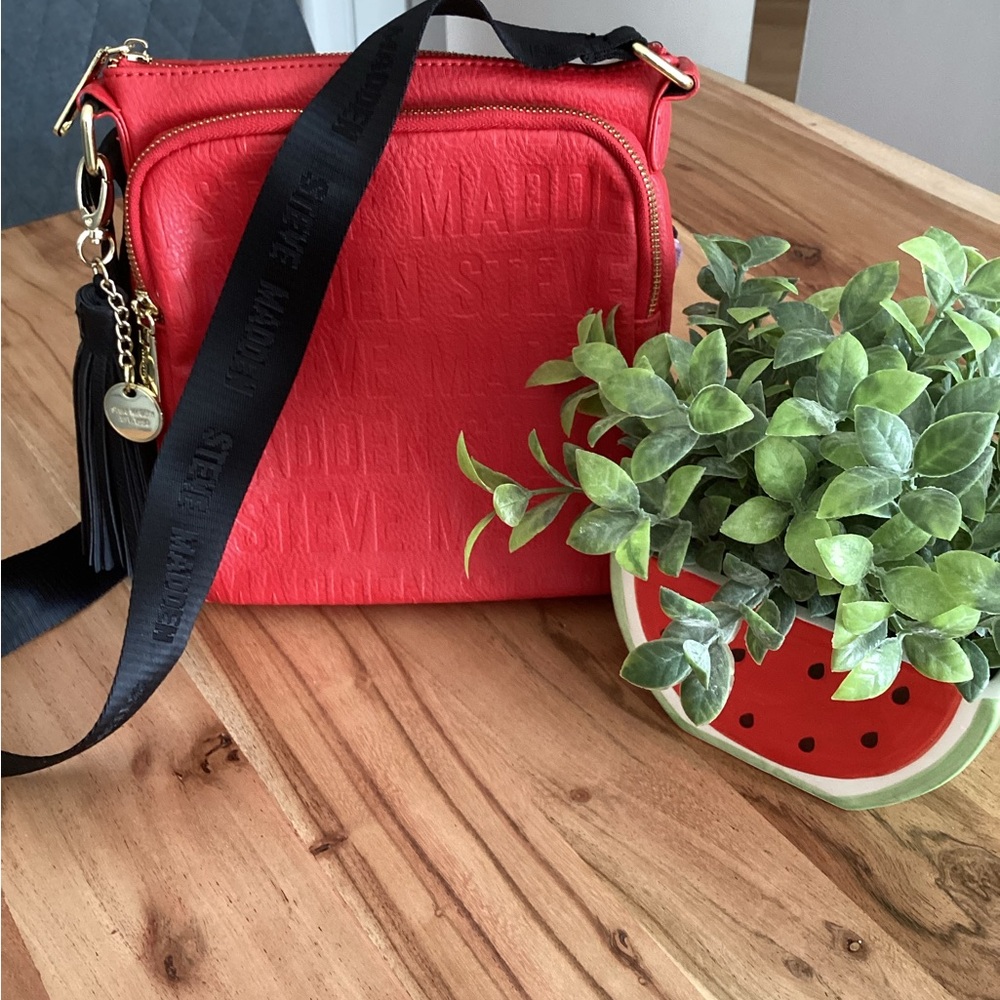 Steve Madden Red Crossbody Bag